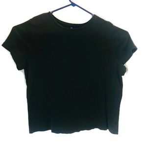 Talbot's Women's Black Top Size 2XL Cap Sleeves